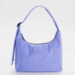 BAGGU Mini Nylon Shoulder Bag in Bluebell